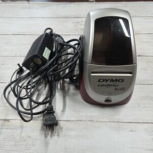 DYMO LabelWriter Turbo 330‎ Thermal Printer Silver Burgundy 90884 USB Office